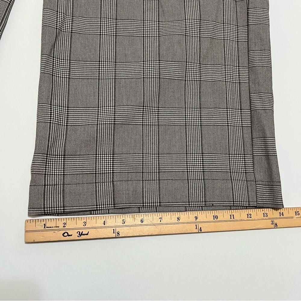 NWT a new day Wide-Leg Drawstring Pants- Grey Plaid XXL - Picture 4 of 12